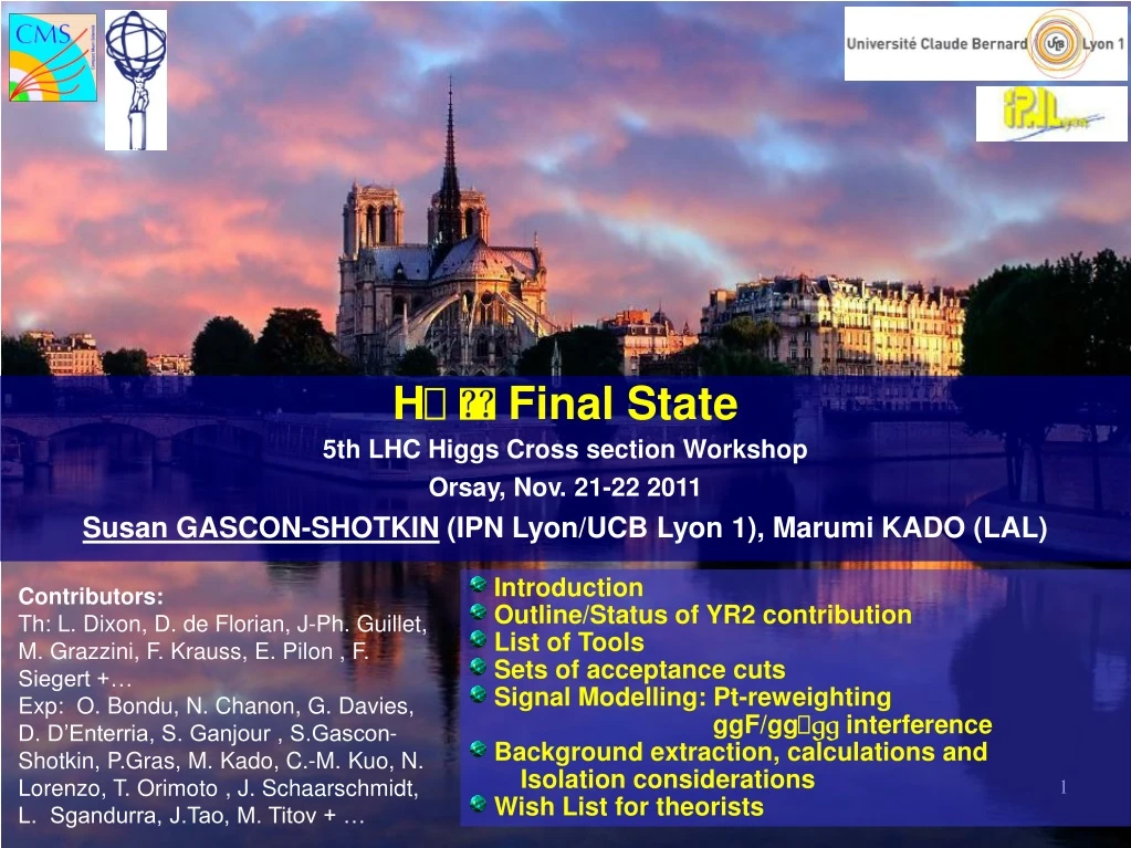 h final state 5th lhc higgs cross section