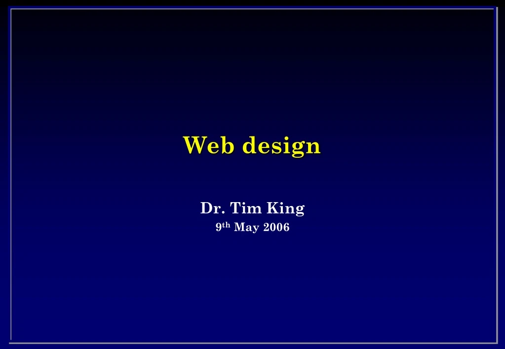 web design