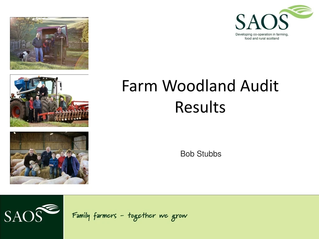 farm woodland audit results
