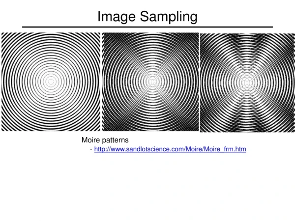 Image Sampling