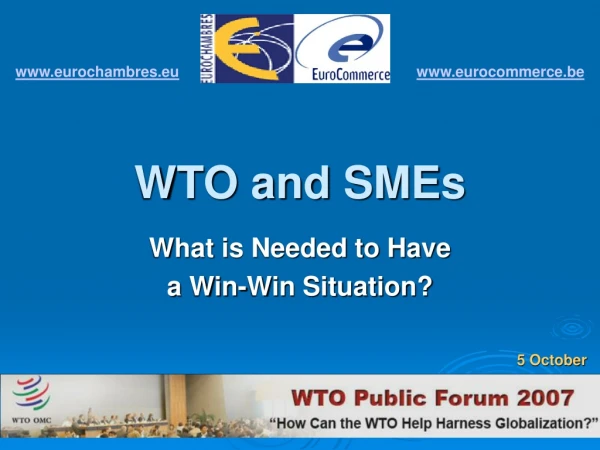 WTO and SMEs