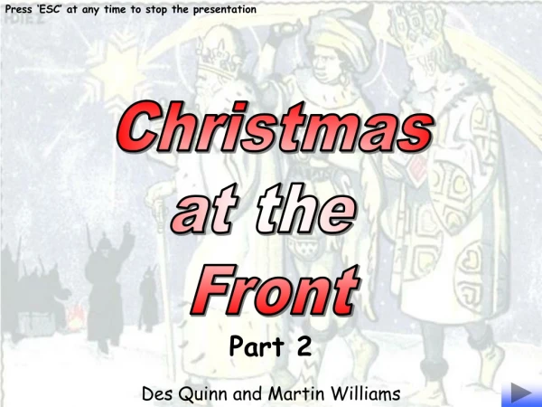 Christmas at the  Front