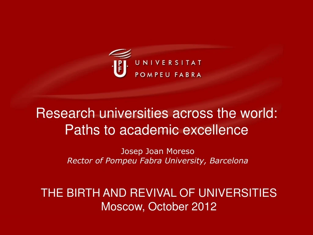research universities across the world paths