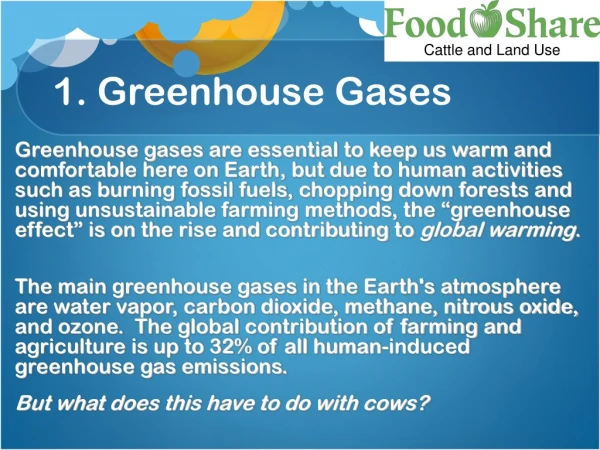 1. Greenhouse Gases
