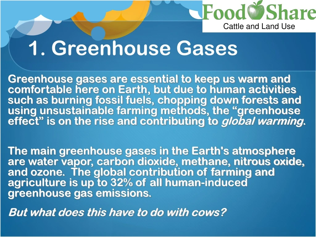 1 greenhouse gases