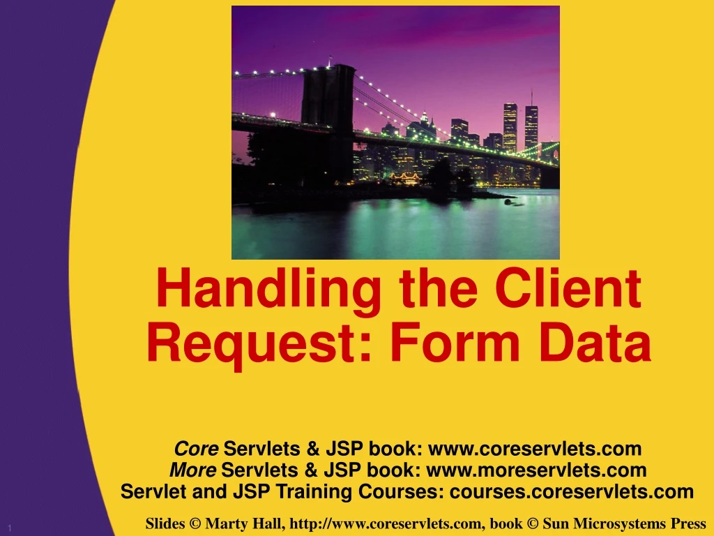 handling the client request form data