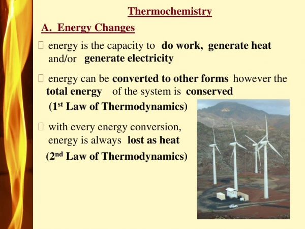 A.  Energy Changes