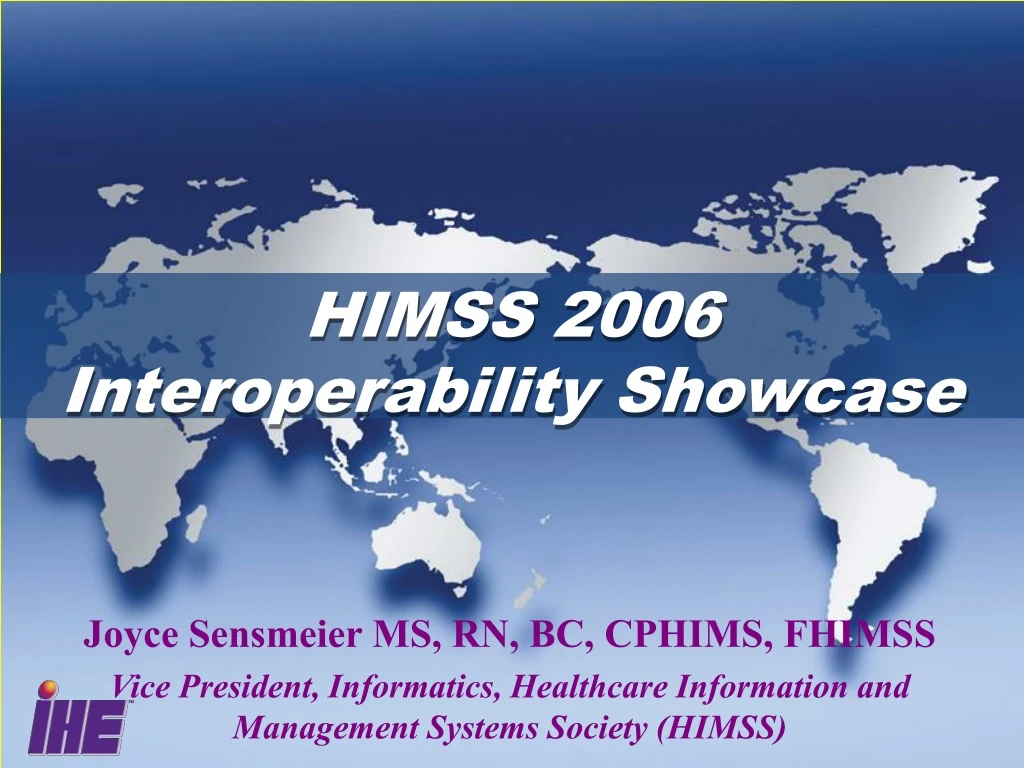 himss 2006 interoperability showcase
