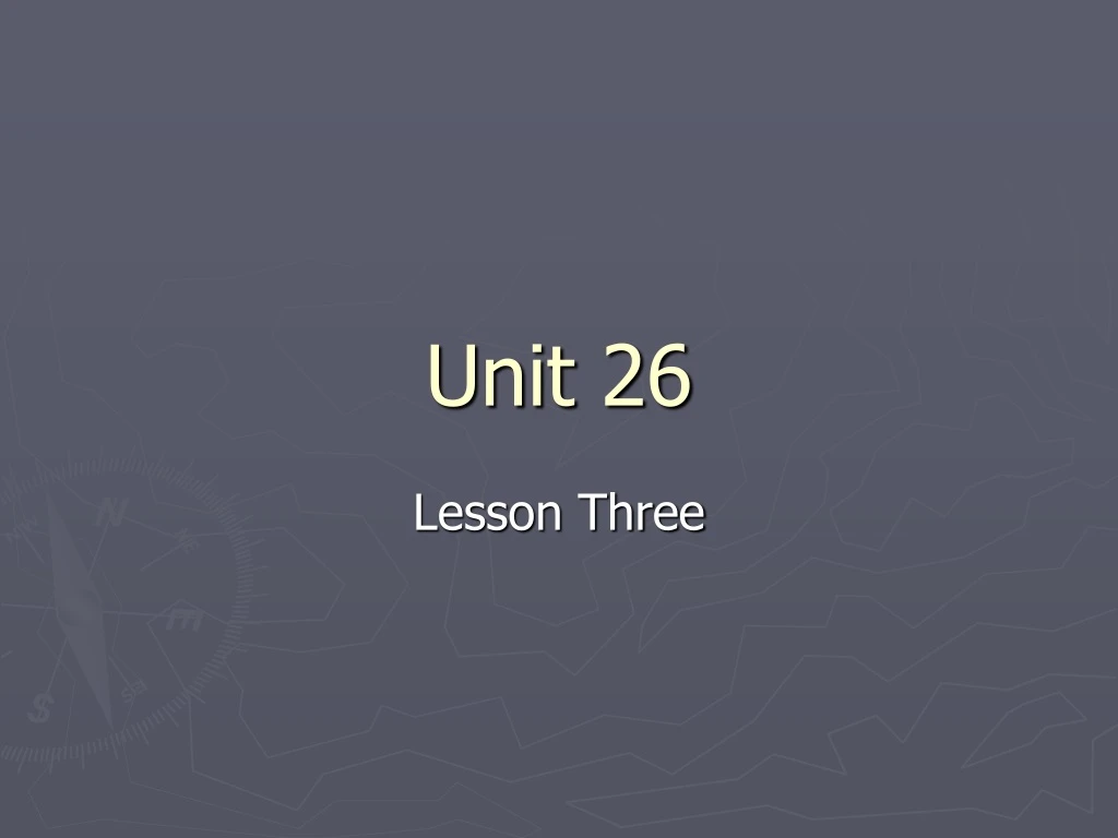 unit 26