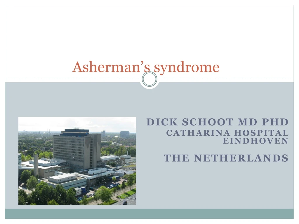 asherman s syndrome