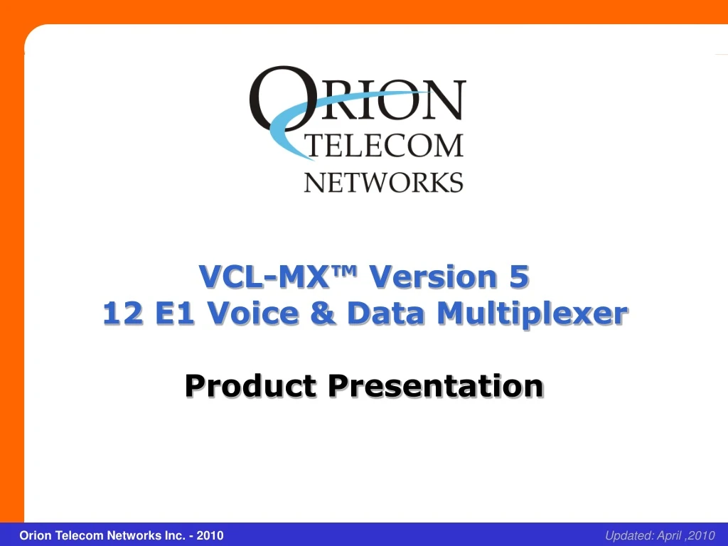 vcl mx version 5 12 e1 voice data multiplexer