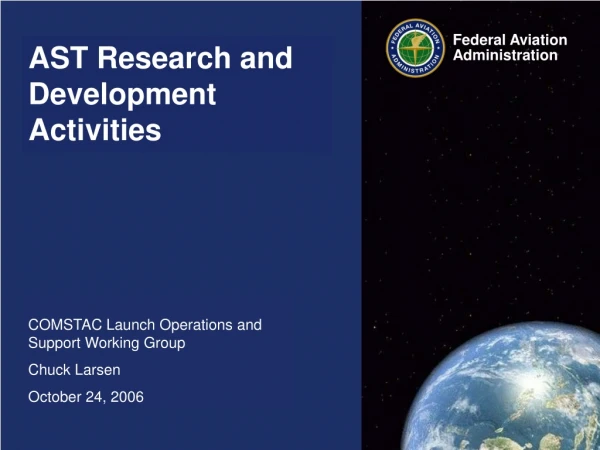 AST Research and Development Activities