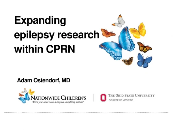 Expanding epilepsy research within CPRN
