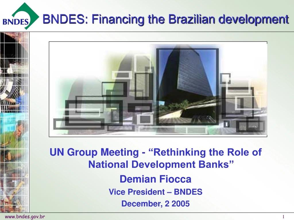 bndes financing the brazilian development