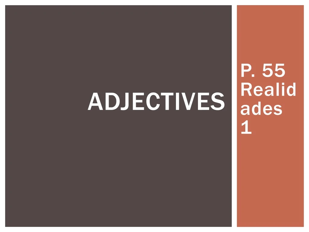 adjectives