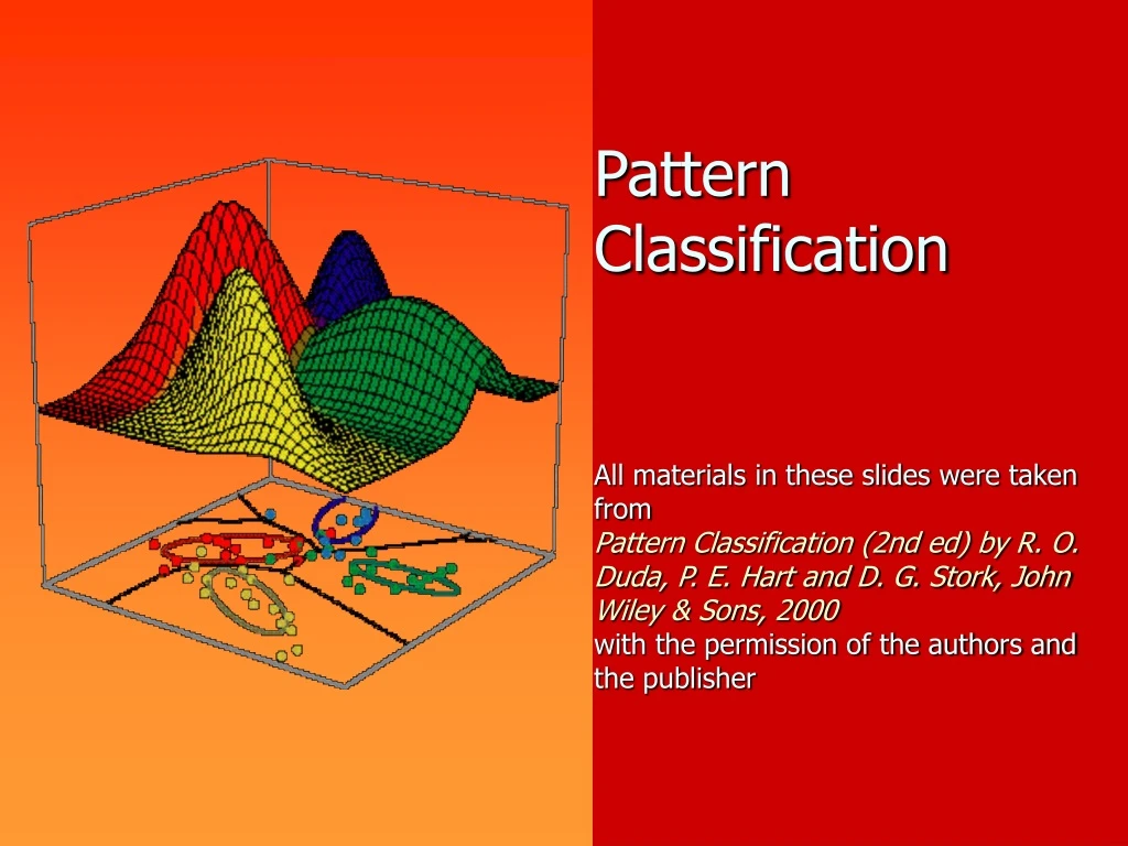 pattern classification all materials in these