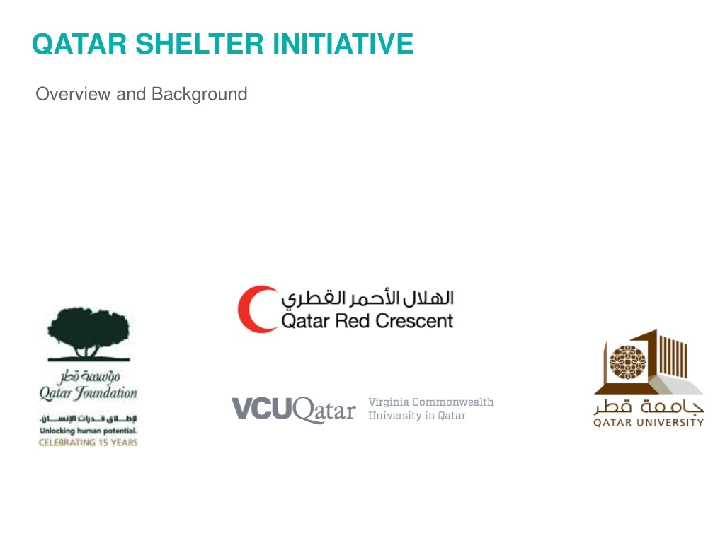 qatar shelter initiative
