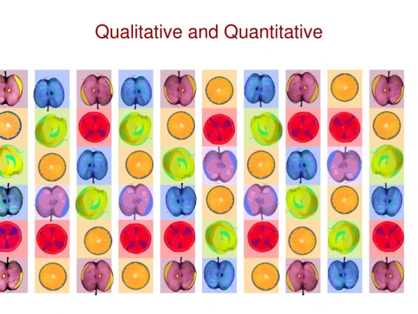 Qualitative and Quantitative