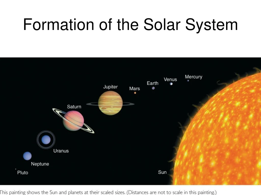 formation of the solar system