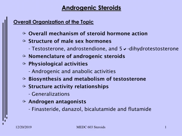 Androgenic Steroids