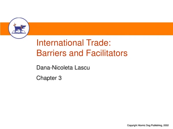 International Trade: Barriers and Facilitators