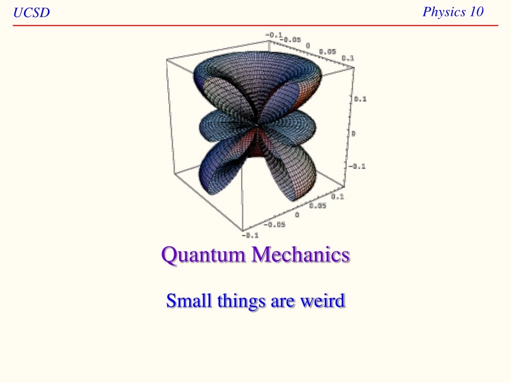 quantum mechanics