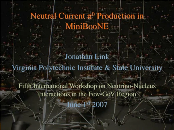 Neutral Current  π 0  Production in MiniBooNE