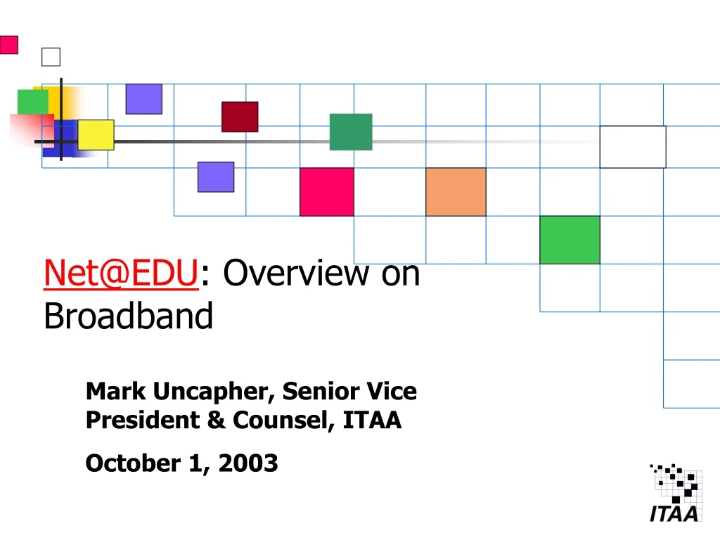 net@edu overview on broadband