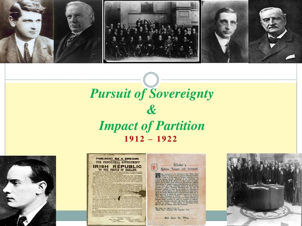 pursuit of sovereignty impact of partition