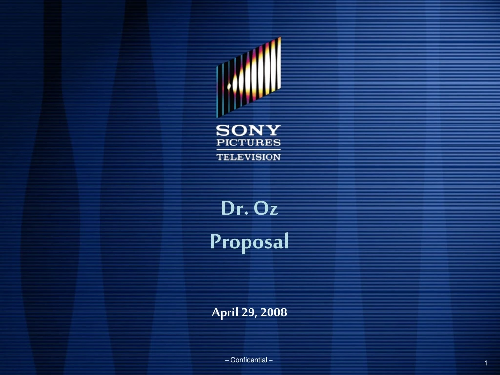 dr oz proposal april 29 2008