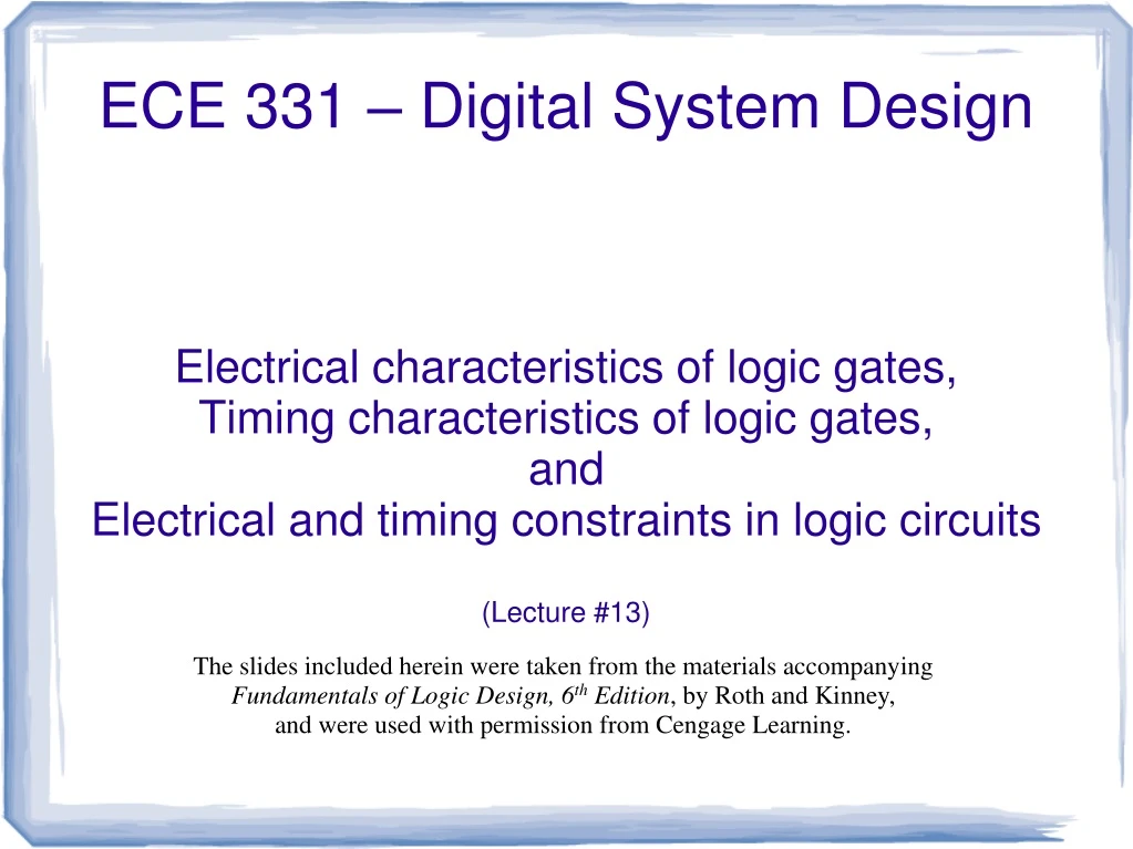 ece 331 digital system design