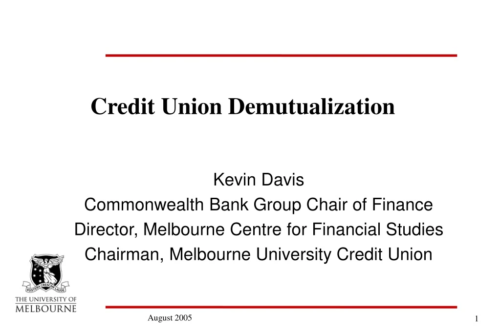 credit union demutualization