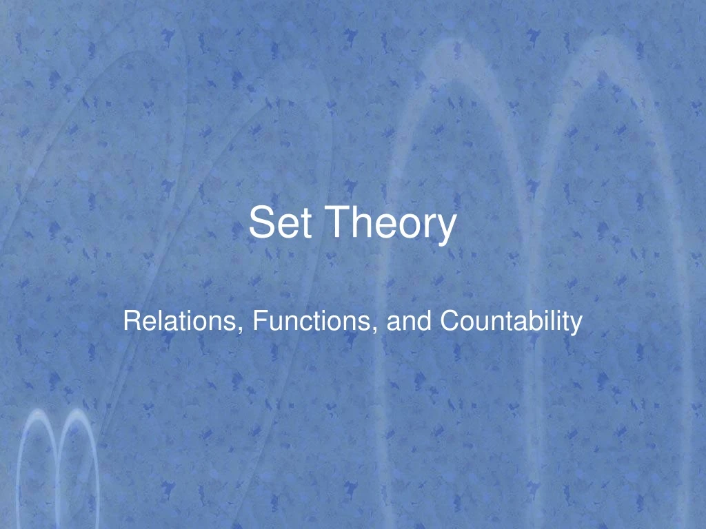 set theory