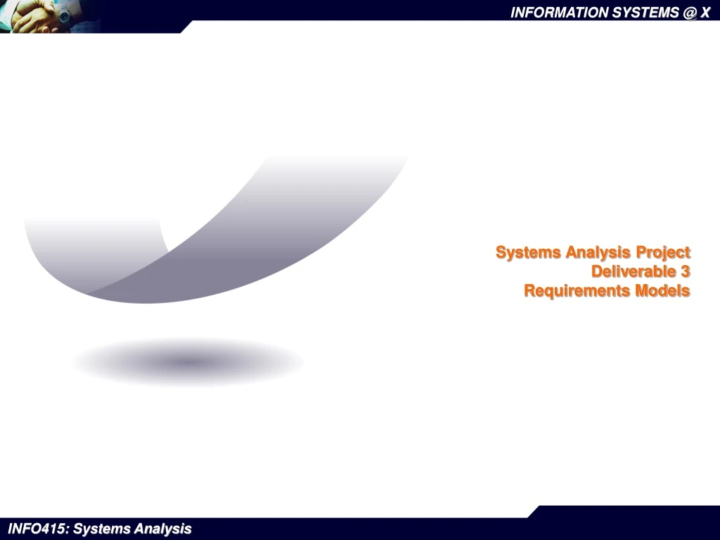 systems analysis project deliverable 3 requirements models