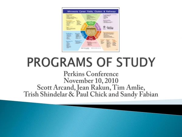 PROGRAMS OF STUDY