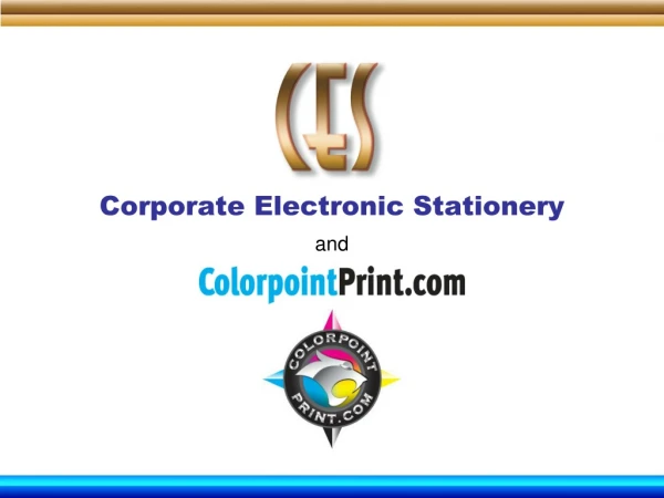 Corporate Electronic Stationery and