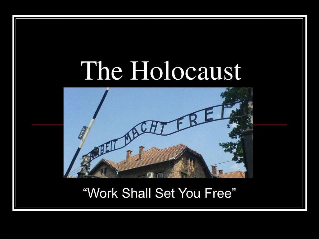 the holocaust