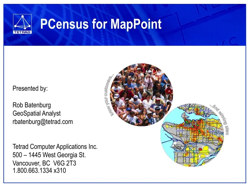 pcensus for mappoint