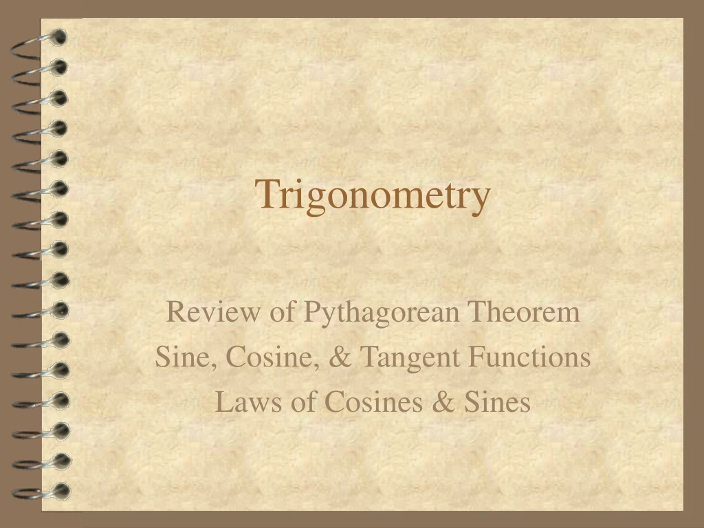 trigonometry