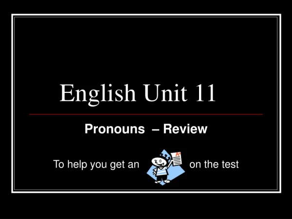 English Unit 11