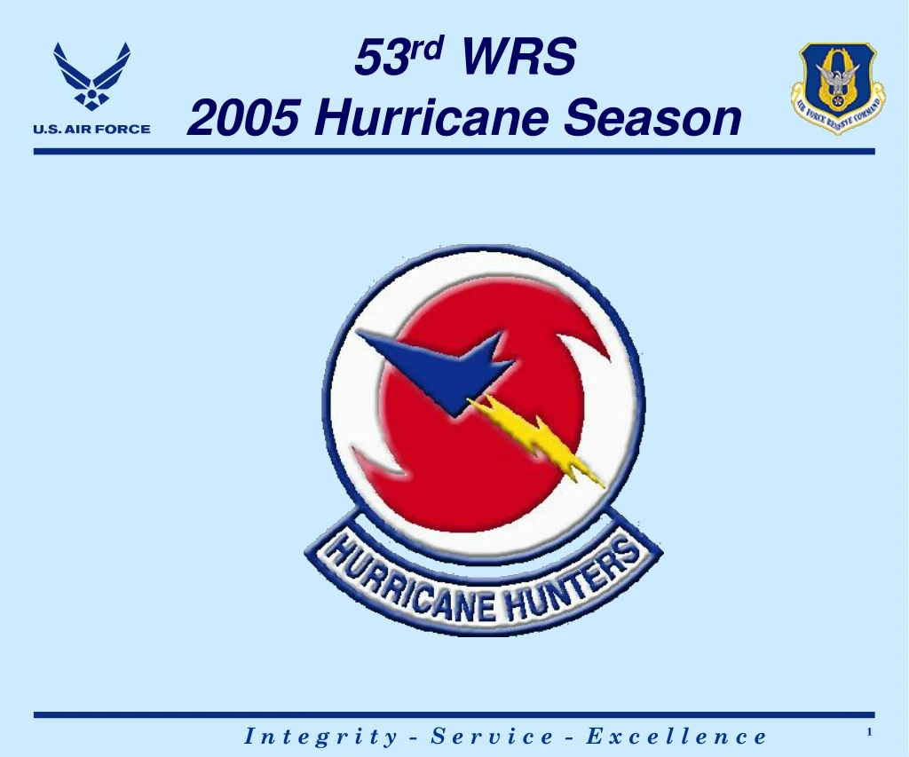 53 rd wrs 2005 hurricane season