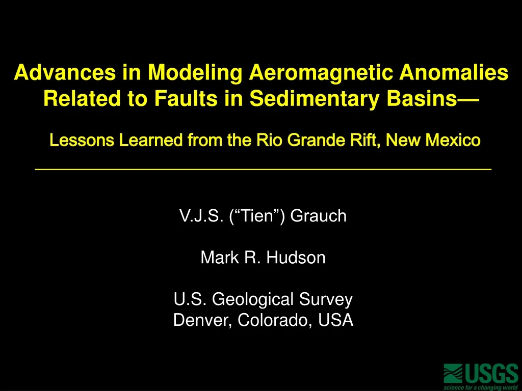 advances in modeling aeromagnetic anomalies related to faults in sedimentary basins