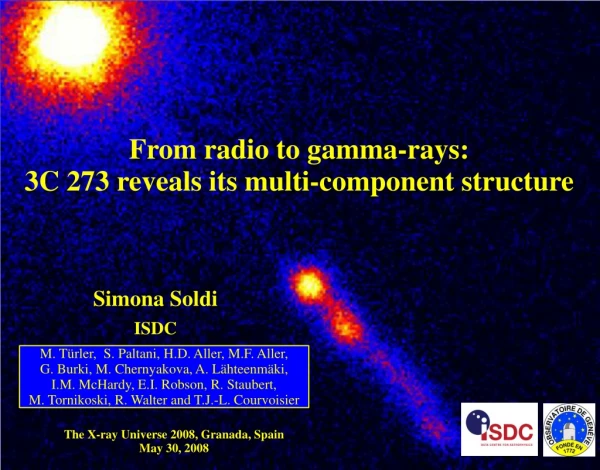 From radio to gamma-rays:  3C 273 reveals its multi-component structure