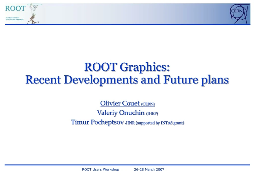 root graphics recent developments and future plans