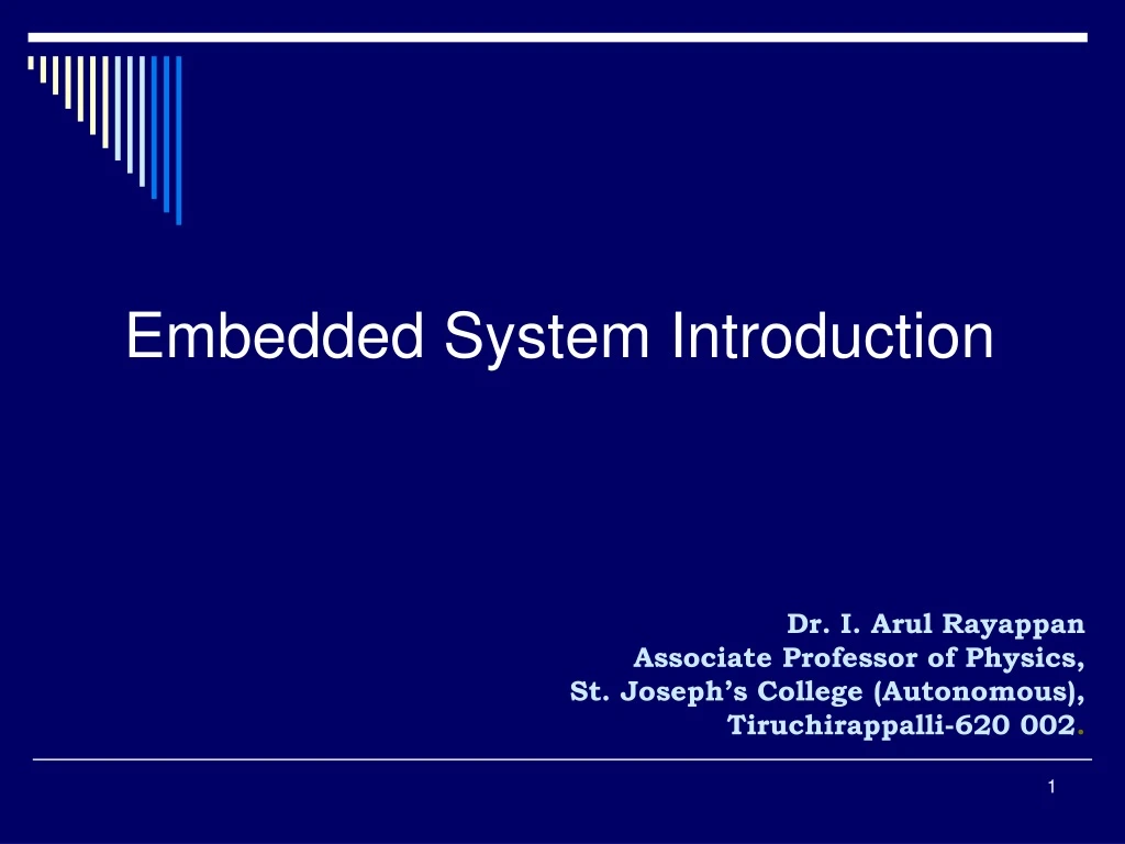 PPT - Embedded System Introduction PowerPoint Presentation, Free ...