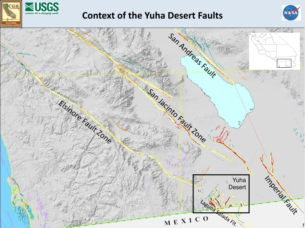 context of the yuha desert faults