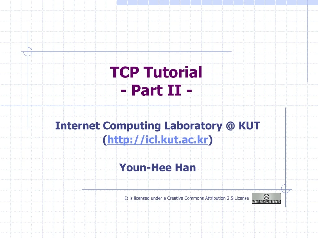 tcp tutorial part ii