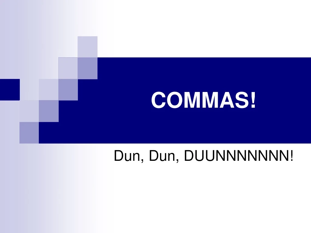 commas