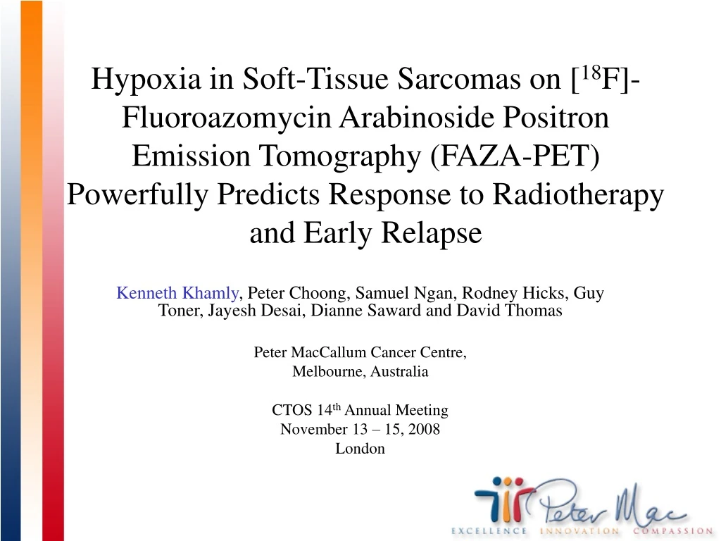 hypoxia in soft tissue sarcomas