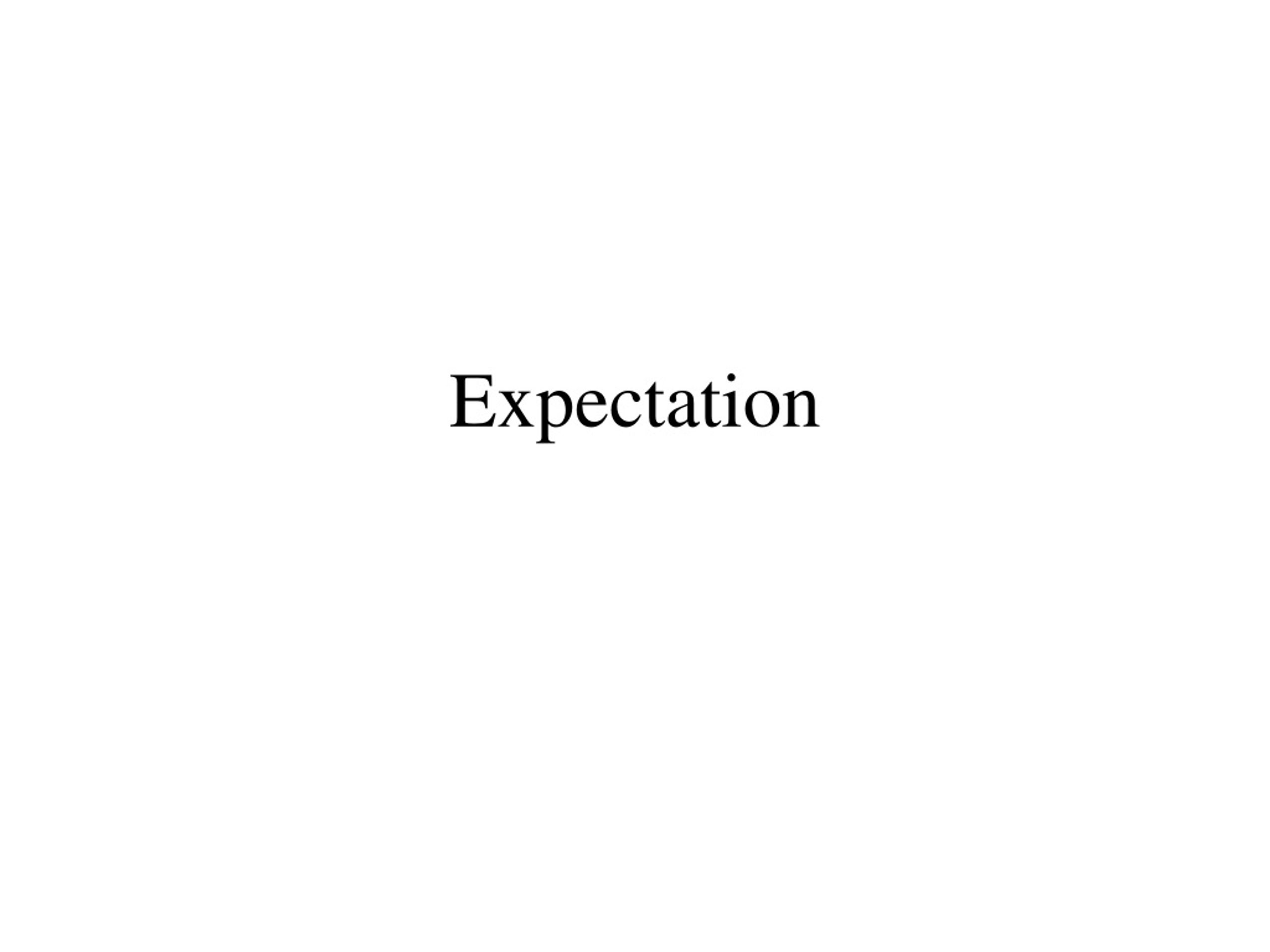Expectation and Random Variables in Probability Theory - slide 1